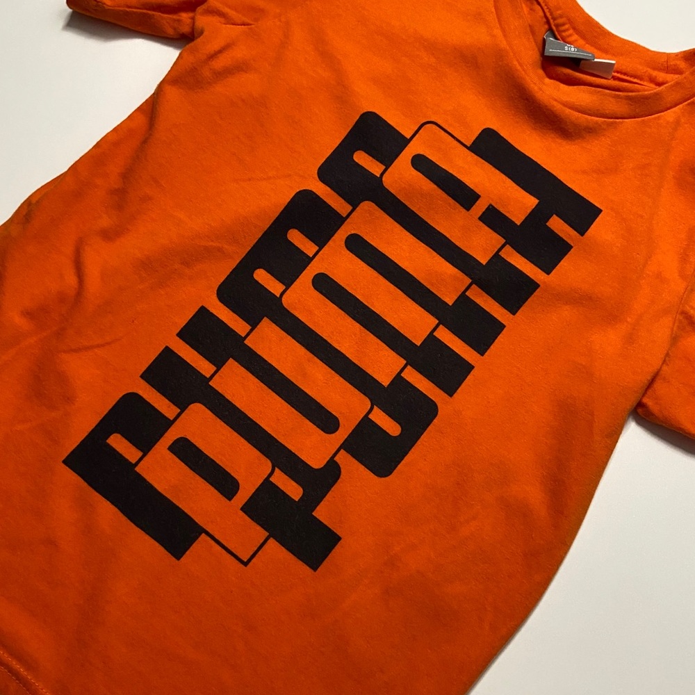 Puma orange t shirt